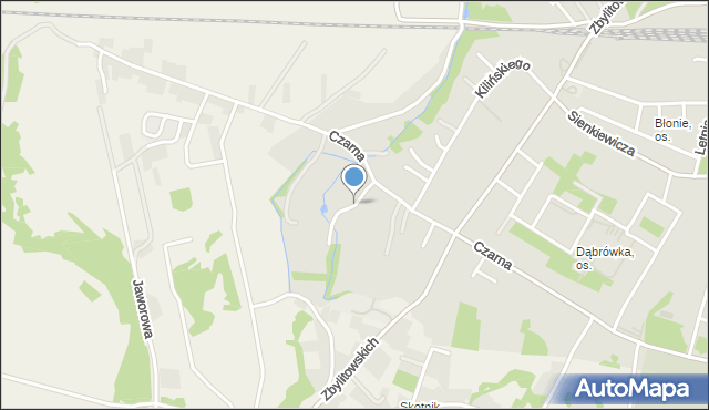 Tarnów, Lisia, mapa Tarnów