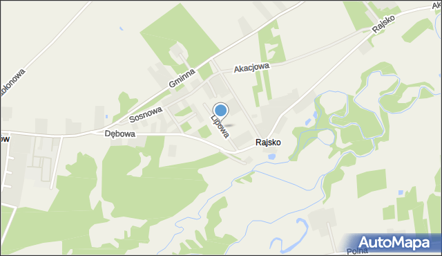 Wancerzów, Lipowa, mapa Wancerzów