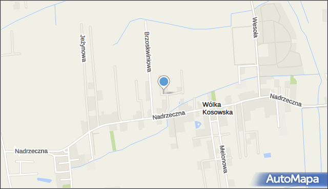 Wólka Kosowska, Limonki, mapa Wólka Kosowska