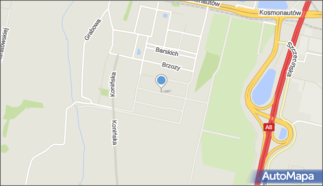 Wrocław, Lipińskiego-Szczedronia Witolda, mapa Wrocławia