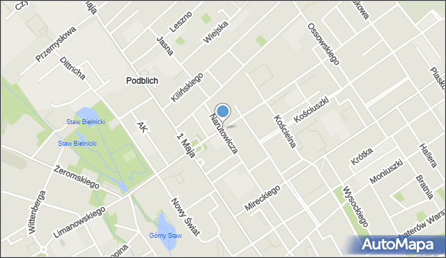 Żyrardów, Limanowskiego Bolesława, mapa Żyrardów