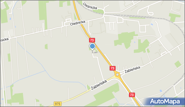 Dąbrowa Tarnowska, Lotników Halifaxa, mapa Dąbrowa Tarnowska