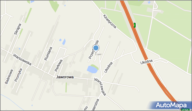 Jaworowa, Lokalna, mapa Jaworowa