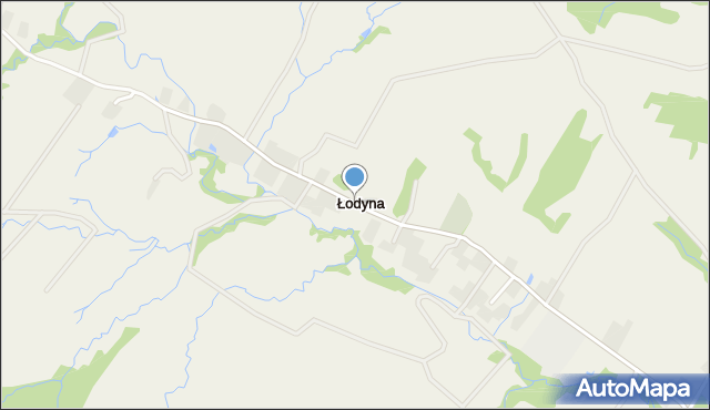 Łodyna, Łodyna, mapa Łodyna