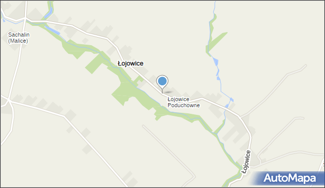 Łojowice gmina Samborzec, Łojowice, mapa Łojowice gmina Samborzec