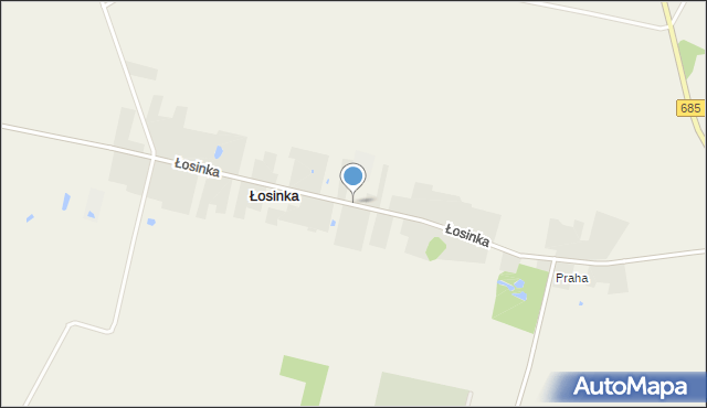 Łosinka, Łosinka, mapa Łosinka