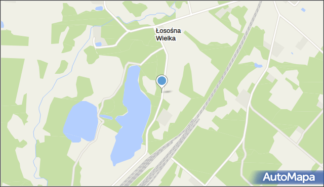 Łosośna Wielka, Łosośna Wielka, mapa Łosośna Wielka