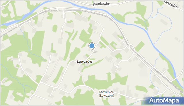 Łowczów, Łowczów, mapa Łowczów