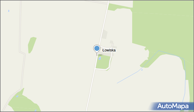 Łowiska, Łowiska, mapa Łowiska