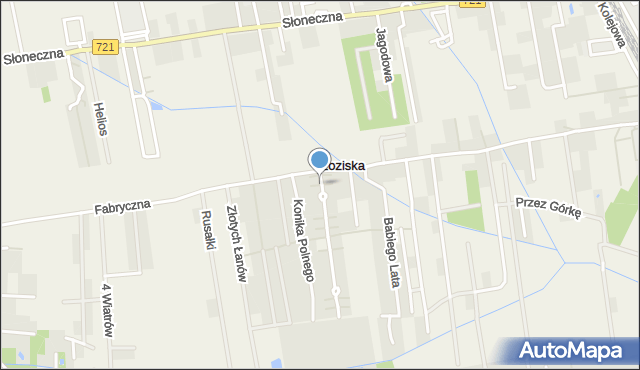 Łoziska, Łoziska, mapa Łoziska