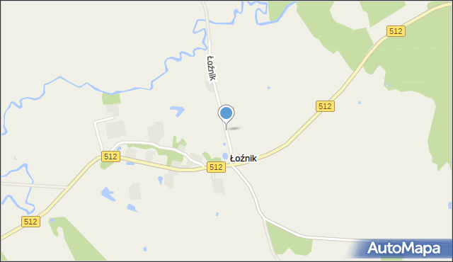 Łoźnik, Łoźnik, mapa Łoźnik