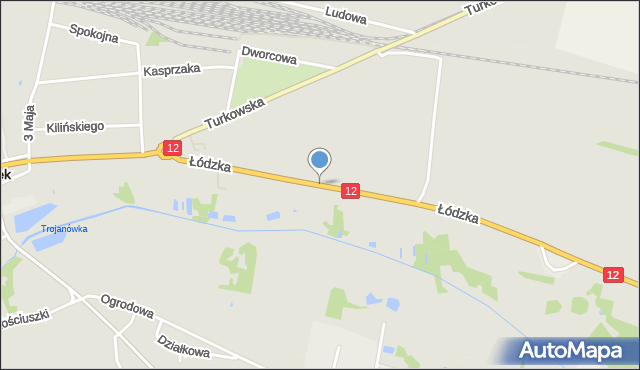 Opatówek powiat kaliski, Łódzka, mapa Opatówek powiat kaliski