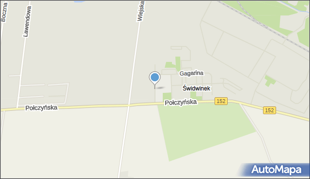 Świdwin, Lotnicza, mapa Świdwin