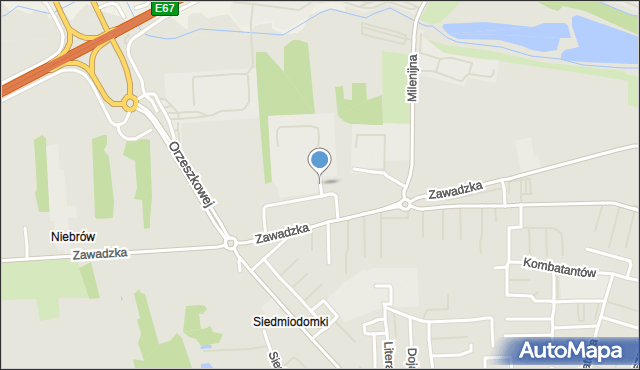 Tomaszów Mazowiecki, Łodygowa, mapa Tomaszów Mazowiecki