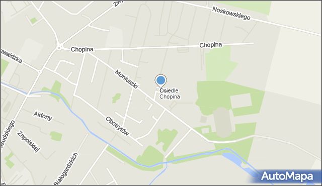 Białogard, Lutosławskiego Witolda, mapa Białogard