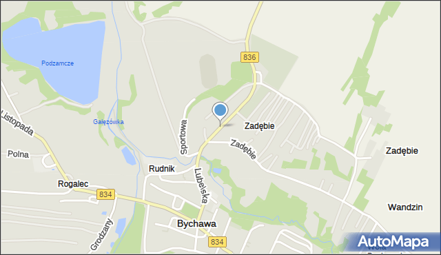 Bychawa, Lubelska, mapa Bychawa