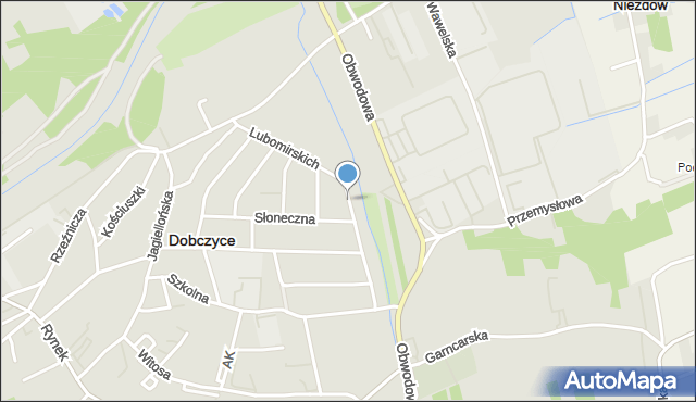 Dobczyce, Lubomirskich, mapa Dobczyce