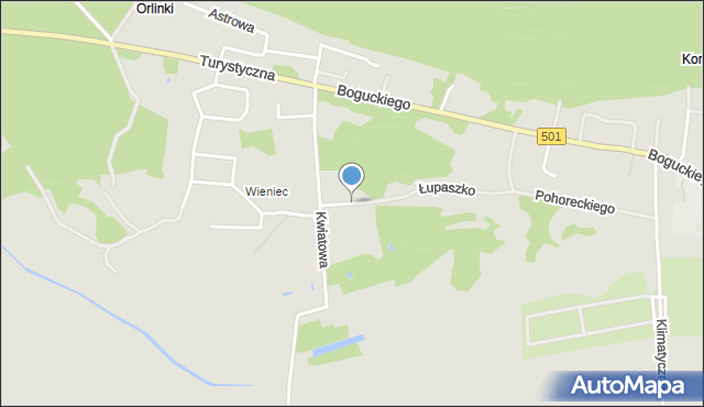 Gdańsk, Łupaszko, mjr., mapa Gdańska