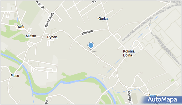 Jedlicze, Łukasiewicza Ignacego, mapa Jedlicze