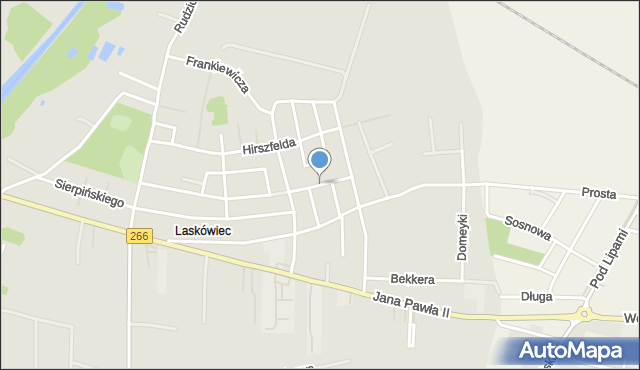 Konin, Łukasiewicza Ignacego, mapa Konina