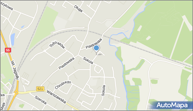 Kwidzyn, Lubawska, mapa Kwidzyn