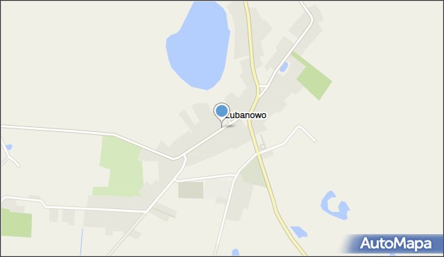 Lubanowo, Lubanowo, mapa Lubanowo