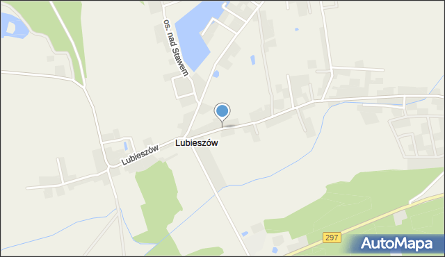 Lubieszów gmina Nowa Sól, Lubieszów, mapa Lubieszów gmina Nowa Sól