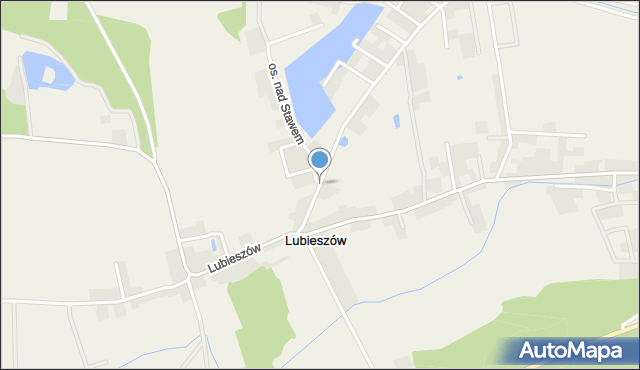 Lubieszów gmina Nowa Sól, Lubieszów, mapa Lubieszów gmina Nowa Sól