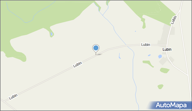 Lubin gmina Morąg, Lubin, mapa Lubin gmina Morąg