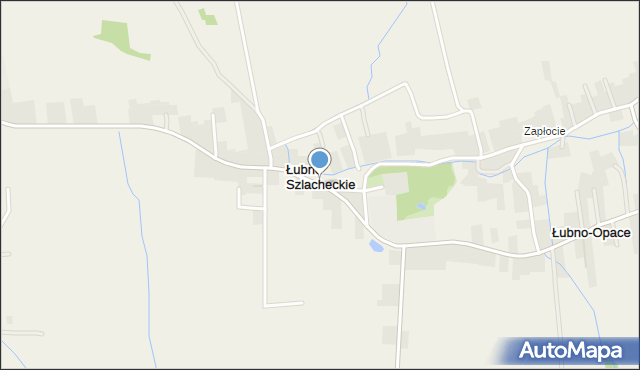 Łubno Szlacheckie, Łubno Szlacheckie, mapa Łubno Szlacheckie