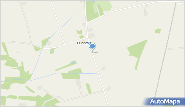 Lubomin gmina Nasielsk, Lubomin, mapa Lubomin gmina Nasielsk