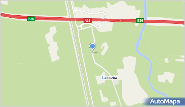 Luboszów, Luboszów, mapa Luboszów