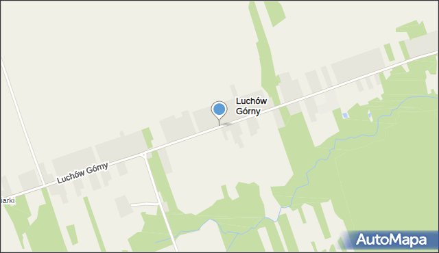 Luchów Górny, Luchów Górny, mapa Luchów Górny