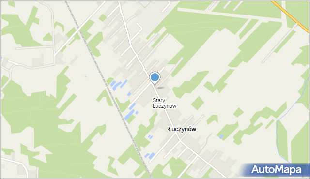 Łuczynów gmina Kozienice, Łuczynów, mapa Łuczynów gmina Kozienice