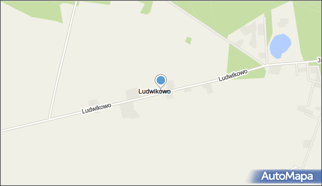 Ludwikowo gmina Brodnica, Ludwikowo, mapa Ludwikowo gmina Brodnica