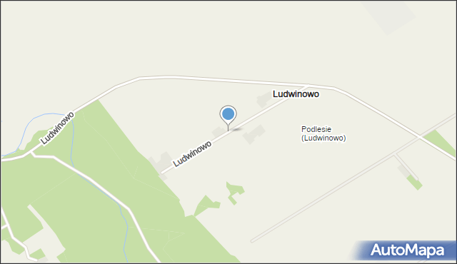 Ludwinowo gmina Raczki, Ludwinowo, mapa Ludwinowo gmina Raczki