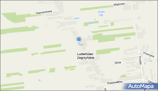 Ludwinowo Zegrzyńskie, Ludwinowo Zegrzyńskie, mapa Ludwinowo Zegrzyńskie