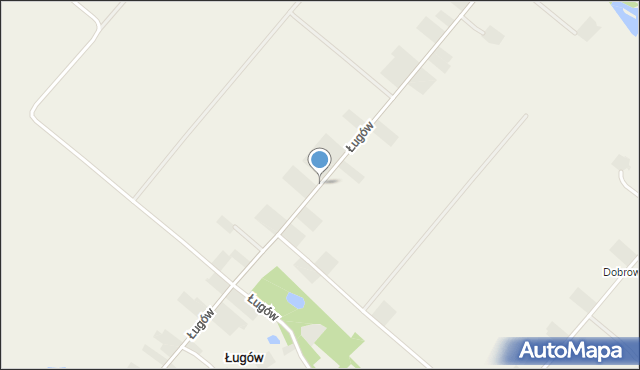 Ługów gmina Jastków, Ługów, mapa Ługów gmina Jastków