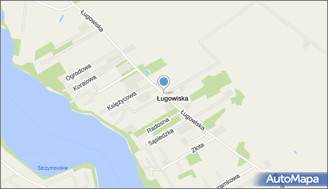 Ługowiska, Ługowiska, mapa Ługowiska