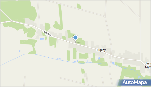 Łupiny gmina Wiśniew, Łupiny, mapa Łupiny gmina Wiśniew
