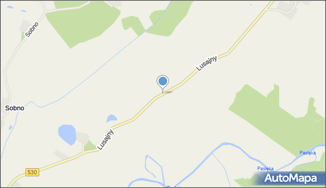 Lusajny, Lusajny, mapa Lusajny