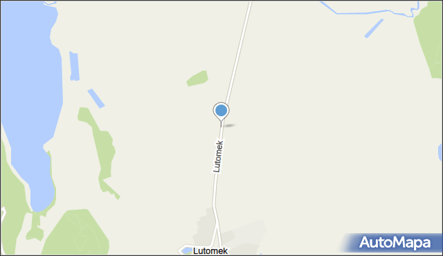 Lutomek, Lutomek, mapa Lutomek