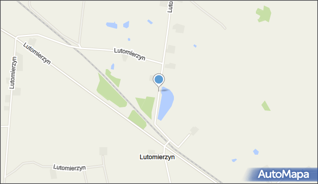 Lutomierzyn, Lutomierzyn, mapa Lutomierzyn