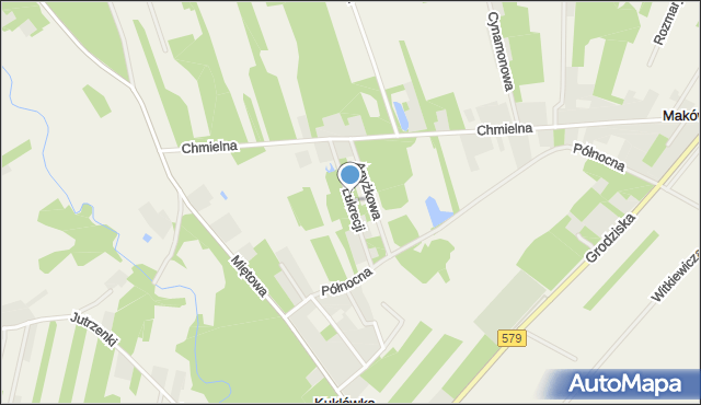 Makówka gmina Grodzisk Mazowiecki, Lukrecji, mapa Makówka gmina Grodzisk Mazowiecki