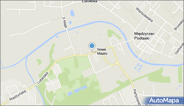 Międzyrzec Podlaski, Lubelska, mapa Międzyrzec Podlaski