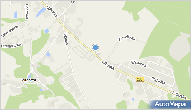 Płoty gmina Czerwieńsk, Lubuska, mapa Płoty gmina Czerwieńsk
