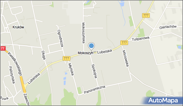 Sandomierz, Lubelska, mapa Sandomierza