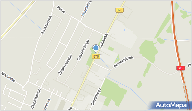 Sokołów Małopolski, Lubelska, mapa Sokołów Małopolski