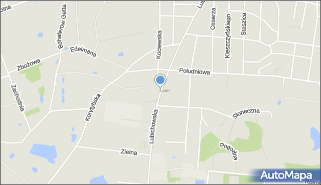 Starogard Gdański, Lubichowska, mapa Starogard Gdański