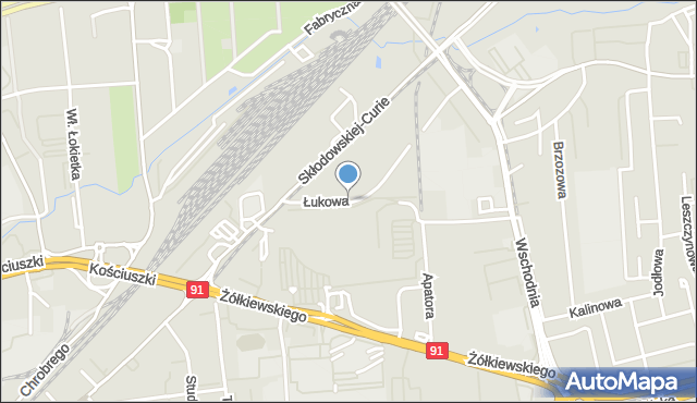 Toruń, Łukowa, mapa Torunia